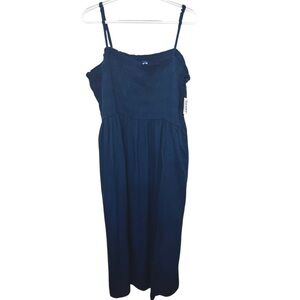 NWT Old Navy Dark Blue Maxi Dress